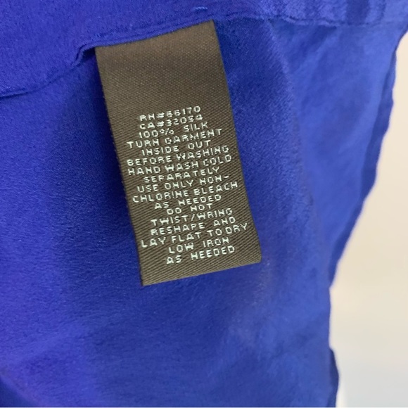 Anthropologie Fei 100% Silk Beaded Embellished Racerback Tank Top - Picture 2 of 10